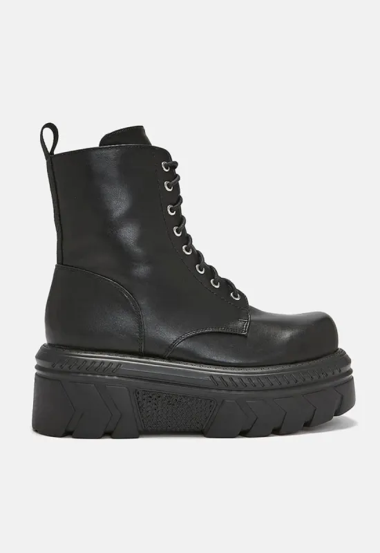 Talwar Chunky Stomper Boots sold by Damaged Society