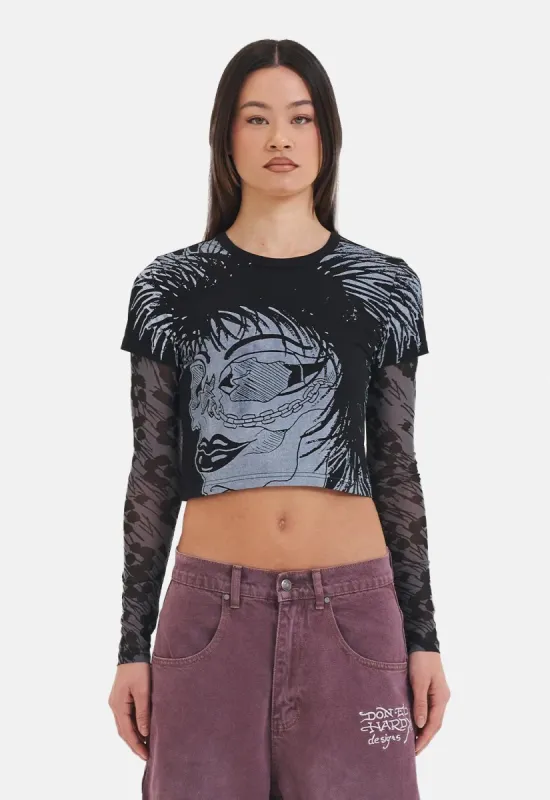 Pretty In Punk Long Sleeved Top sold by Damaged Society