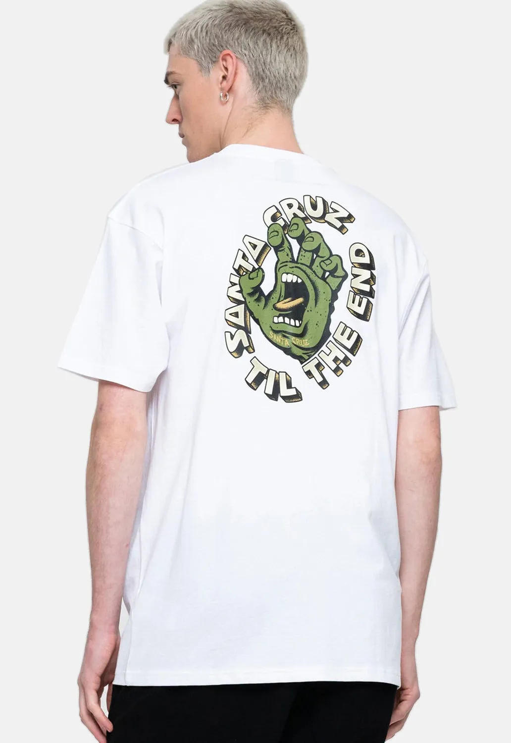 Til The End Hand T-Shirt sold by Damaged Society product image thumbnail 2