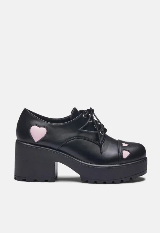 Tennin Heart Shoe sold by Damaged Society