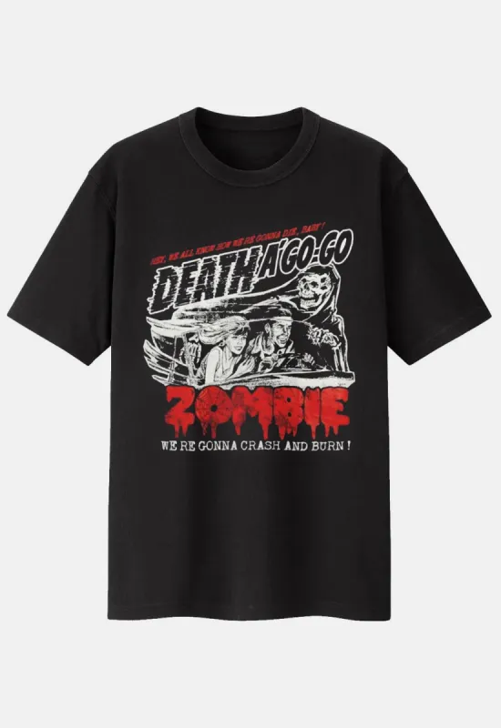 Zombie Crash T-Shirt sold by Damaged Society