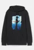 Blue Silhouette Hoodie sold by Damaged Society