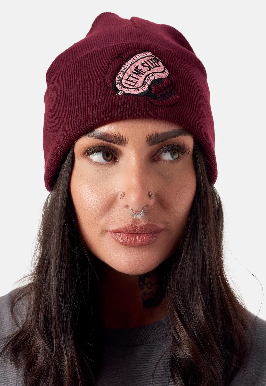 Do Not Disturb Beanie sold by Damaged Society