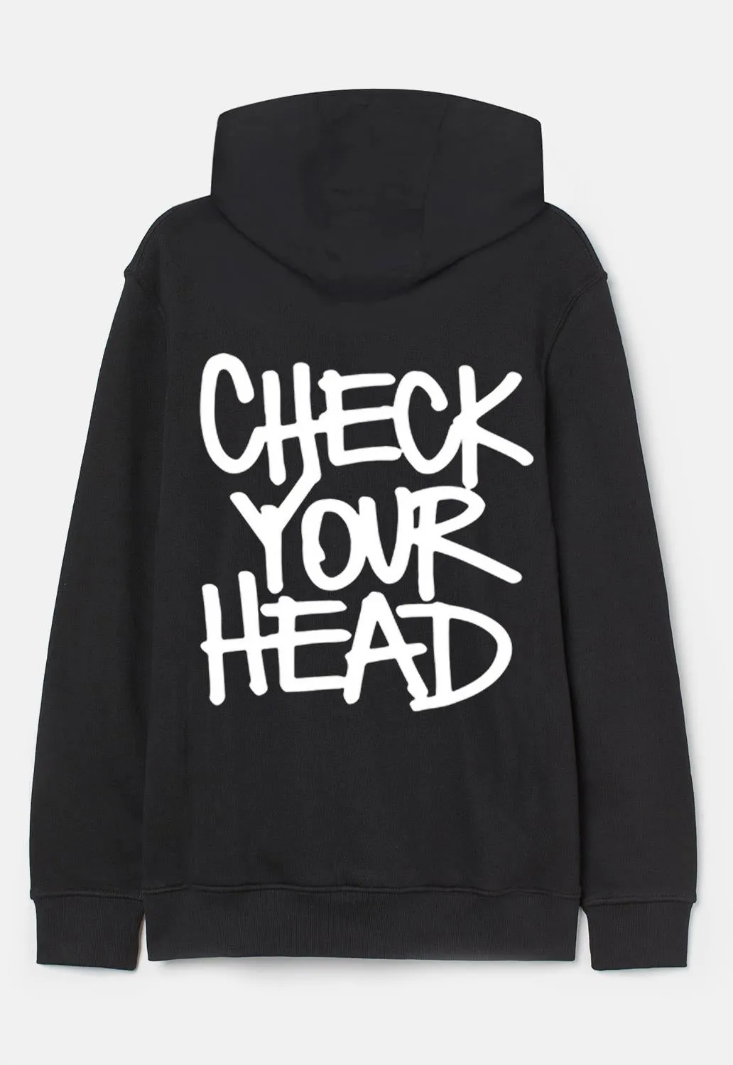 Check Your Head Hoodie sold by Damaged Society product image thumbnail 2