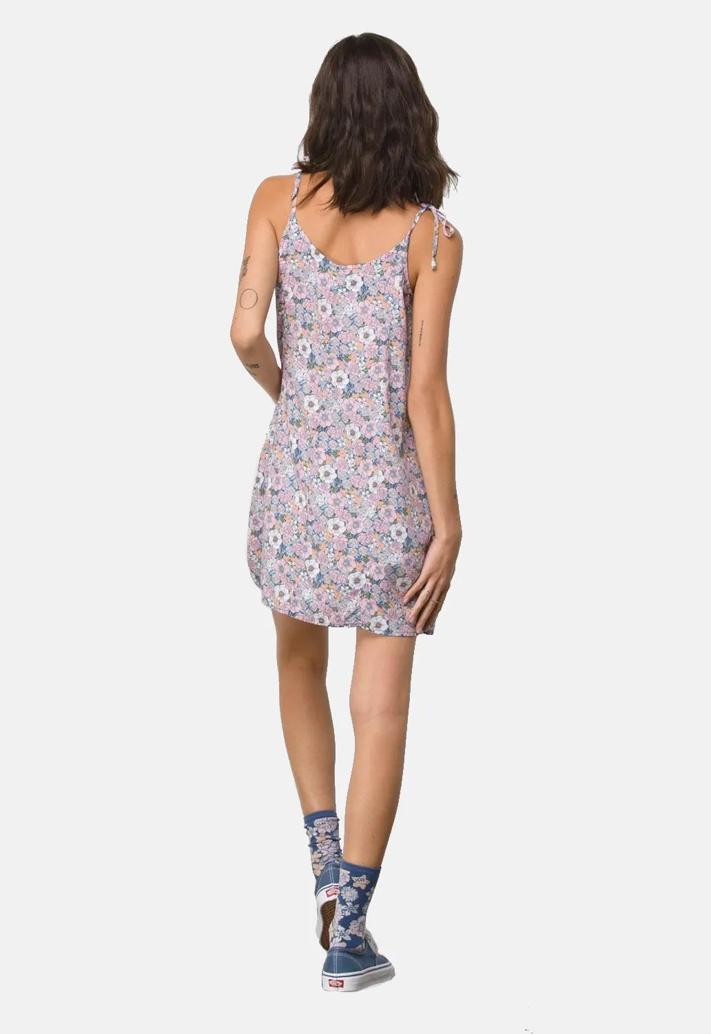 Retro Floral Dress sold by Damaged Society product image thumbnail 2