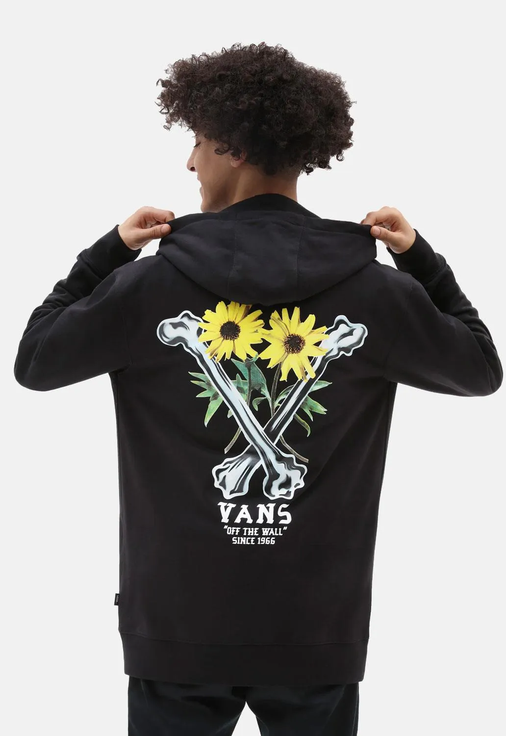 Crossbones Hoodie sold by Damaged Society product image thumbnail 2