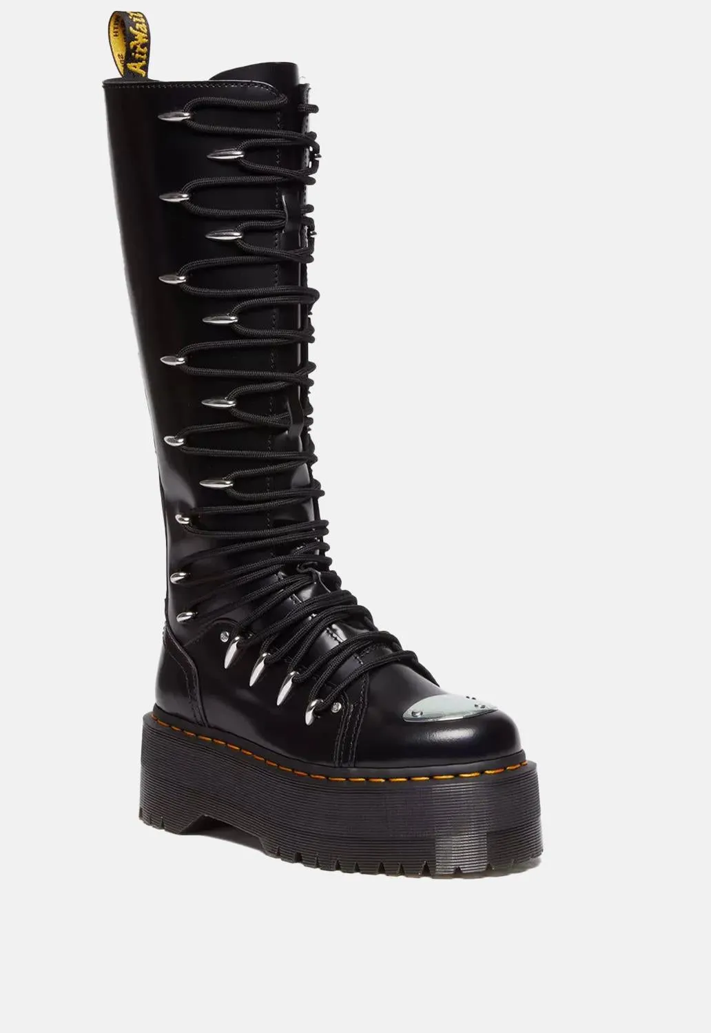 1B60 Max Lace Up Knee High Platform Boots sold by Damaged Society product image thumbnail 2