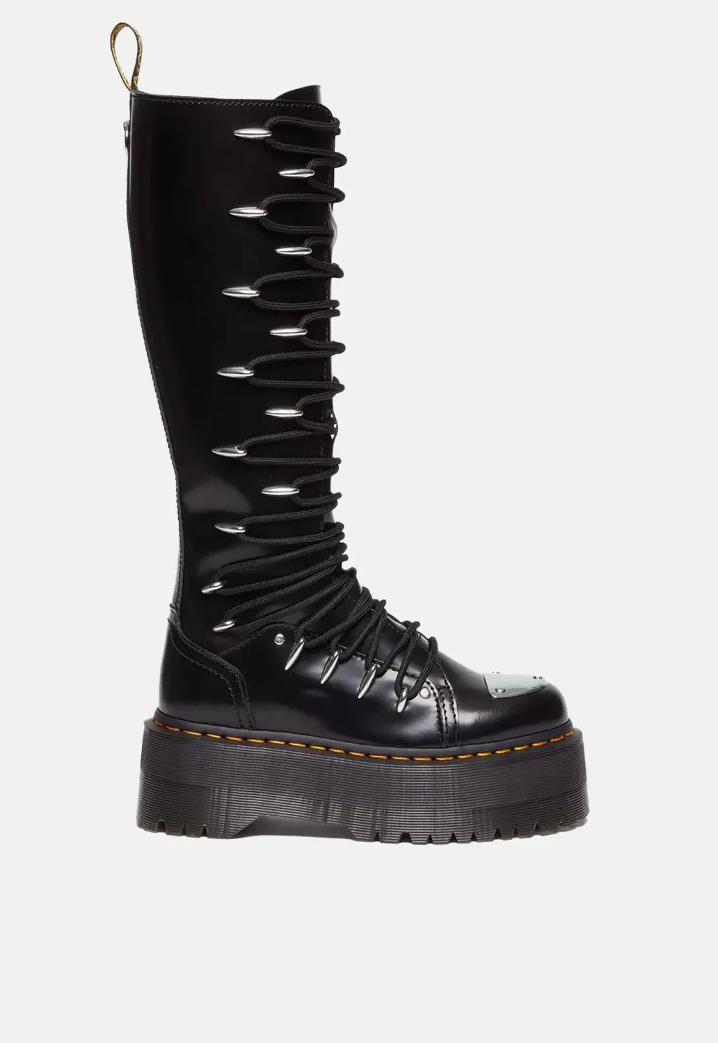 1B60 Max Lace Up Knee High Platform Boots sold by Damaged Society