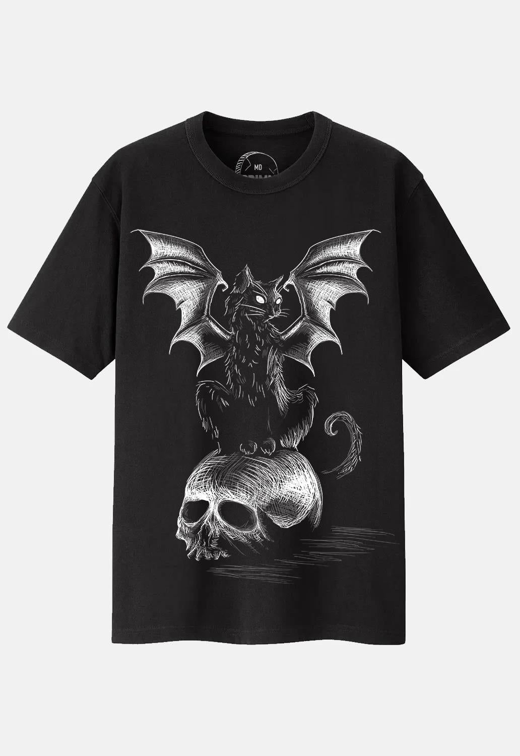 Devil Cat T-Shirt sold by Damaged Society