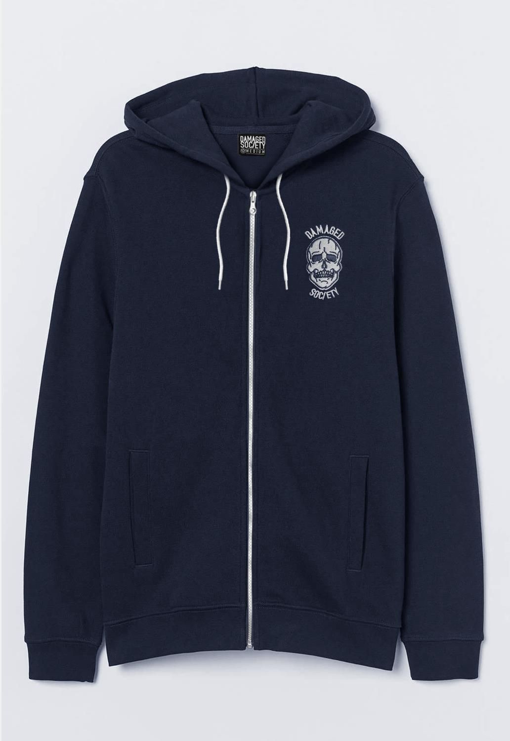 Scalp Zip Hoodie sold by Damaged Society