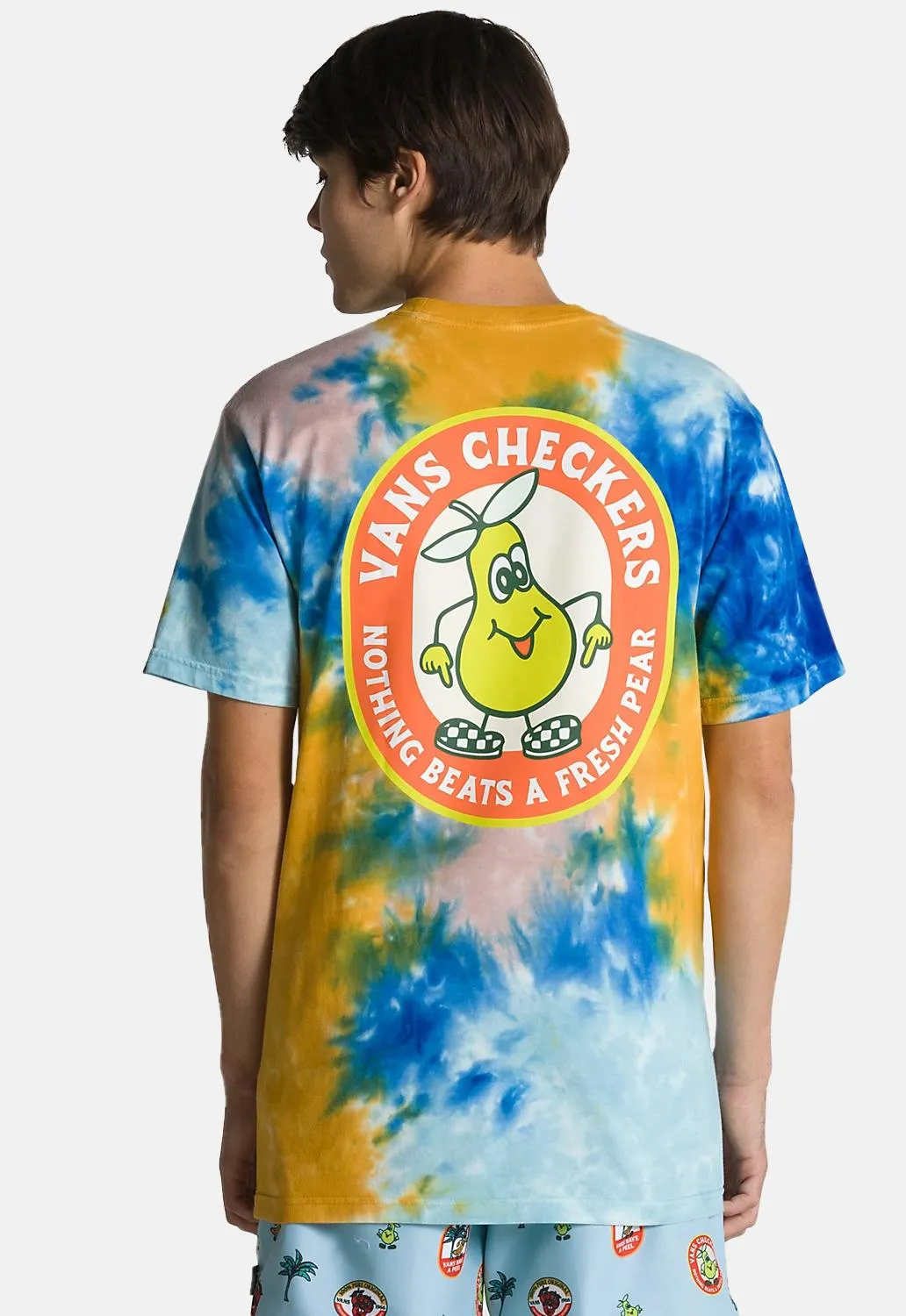 Fresh Pear Tie Dye T-Shirt sold by Damaged Society product image thumbnail 2
