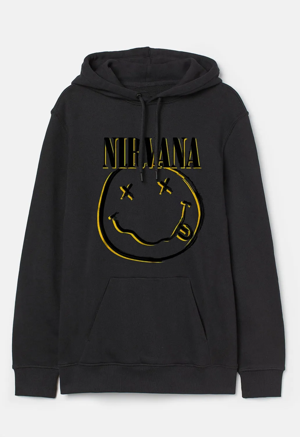 Inverse Smiley Hoodie sold by Damaged Society