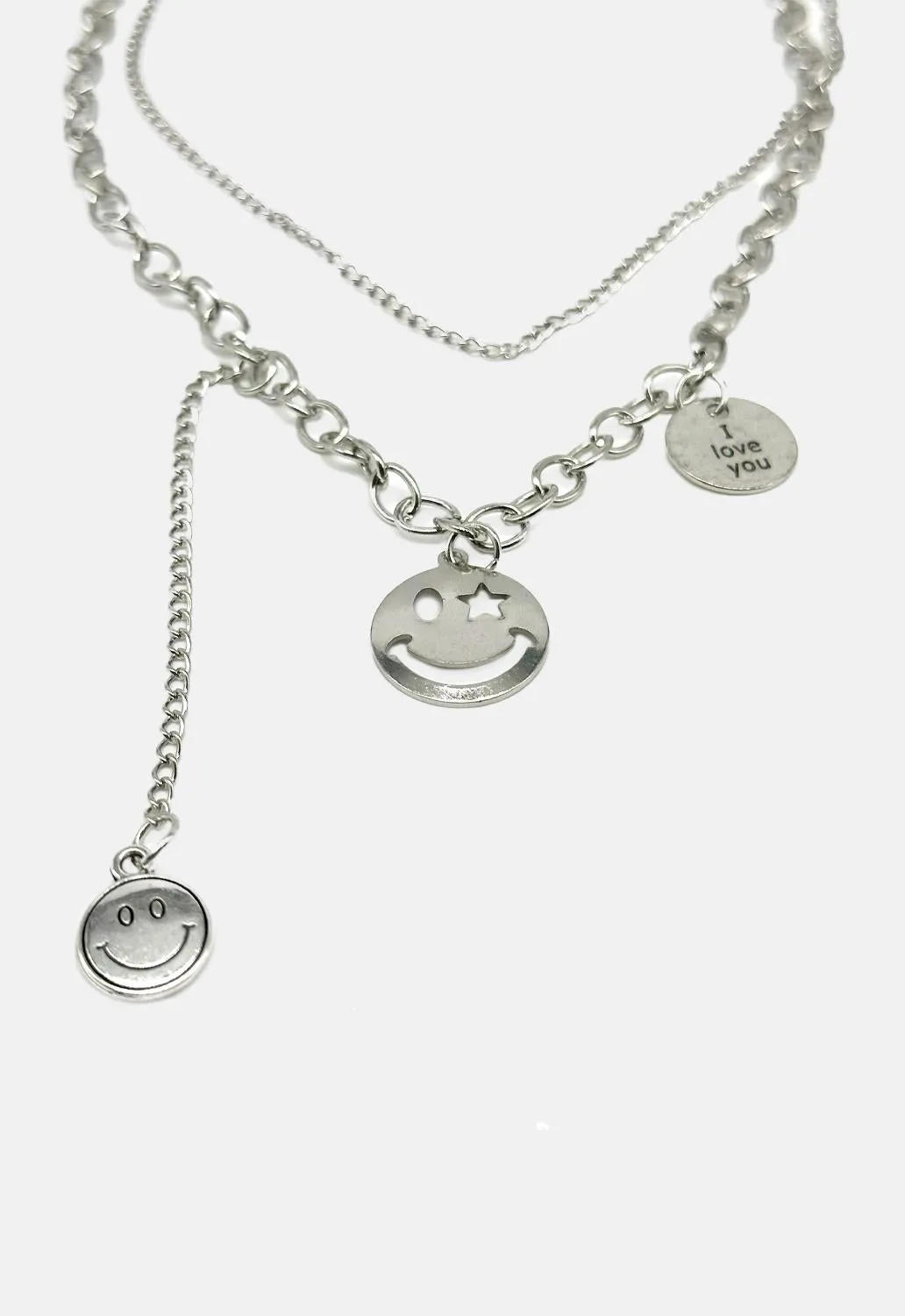 Smiley Necklace sold by Damaged Society product image thumbnail 4