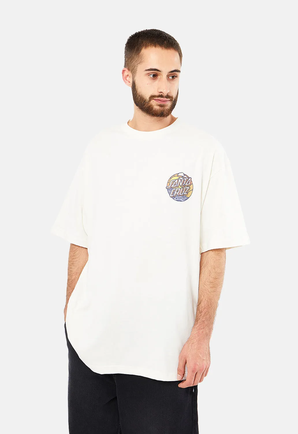 Cliff View Dot T-Shirt sold by Damaged Society
