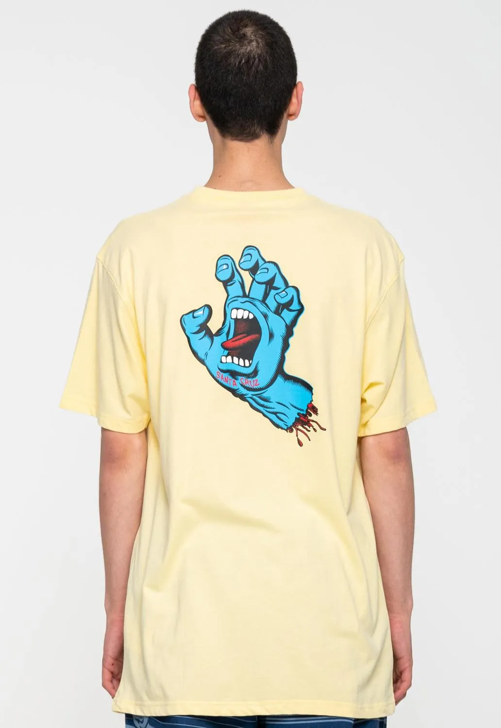 Screaming Hand Chest T-Shirt sold by Damaged Society product image thumbnail 2