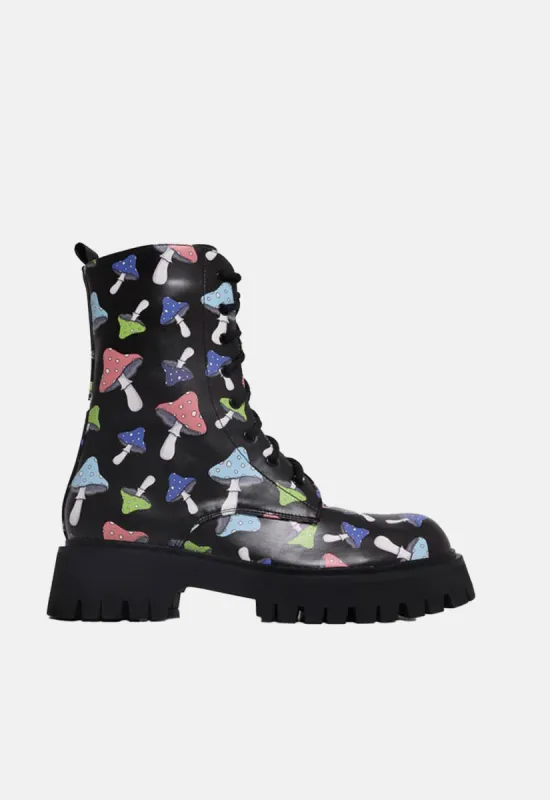 Portobello Alliance Mushroom Boots sold by Damaged Society