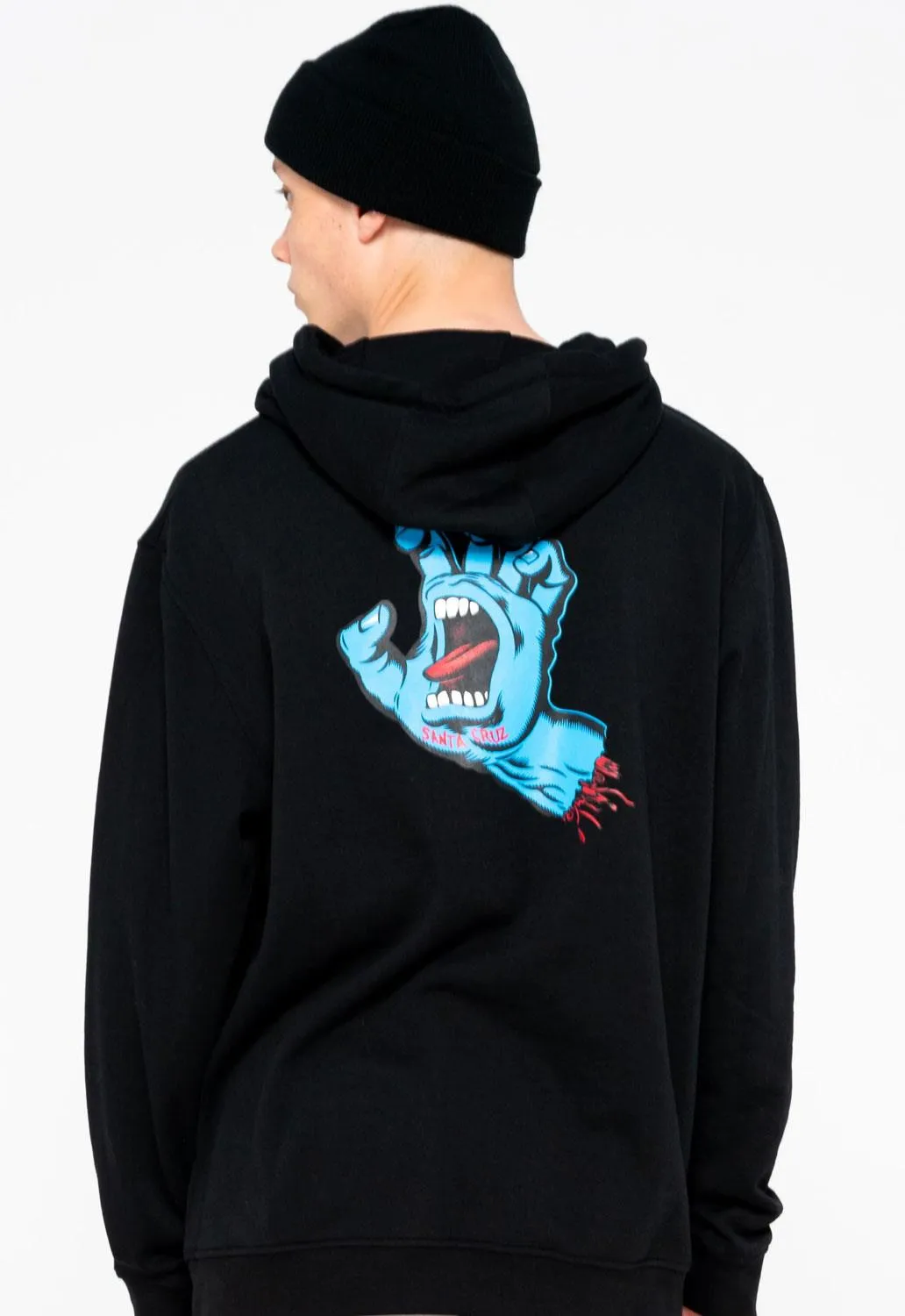 Screaming Hand Chest Hoodie sold by Damaged Society product image thumbnail 2