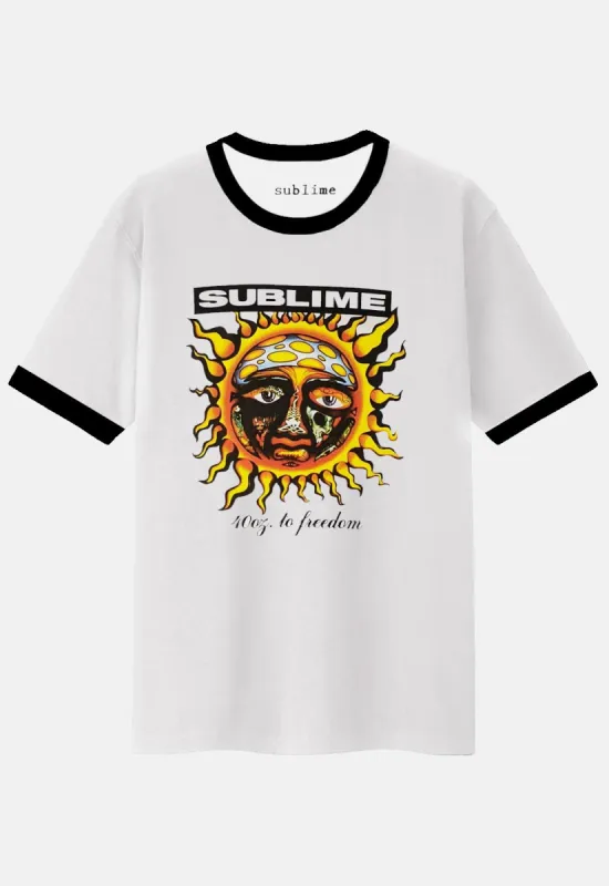 40oz. To Freedom Ringer T-Shirt made by Sublime