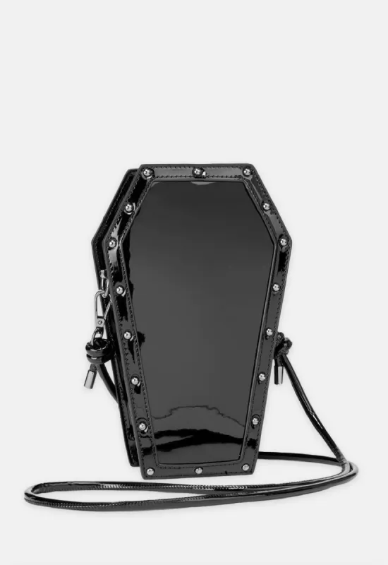 Unconfirmed Coffin Crossbody Bag sold by Damaged Society