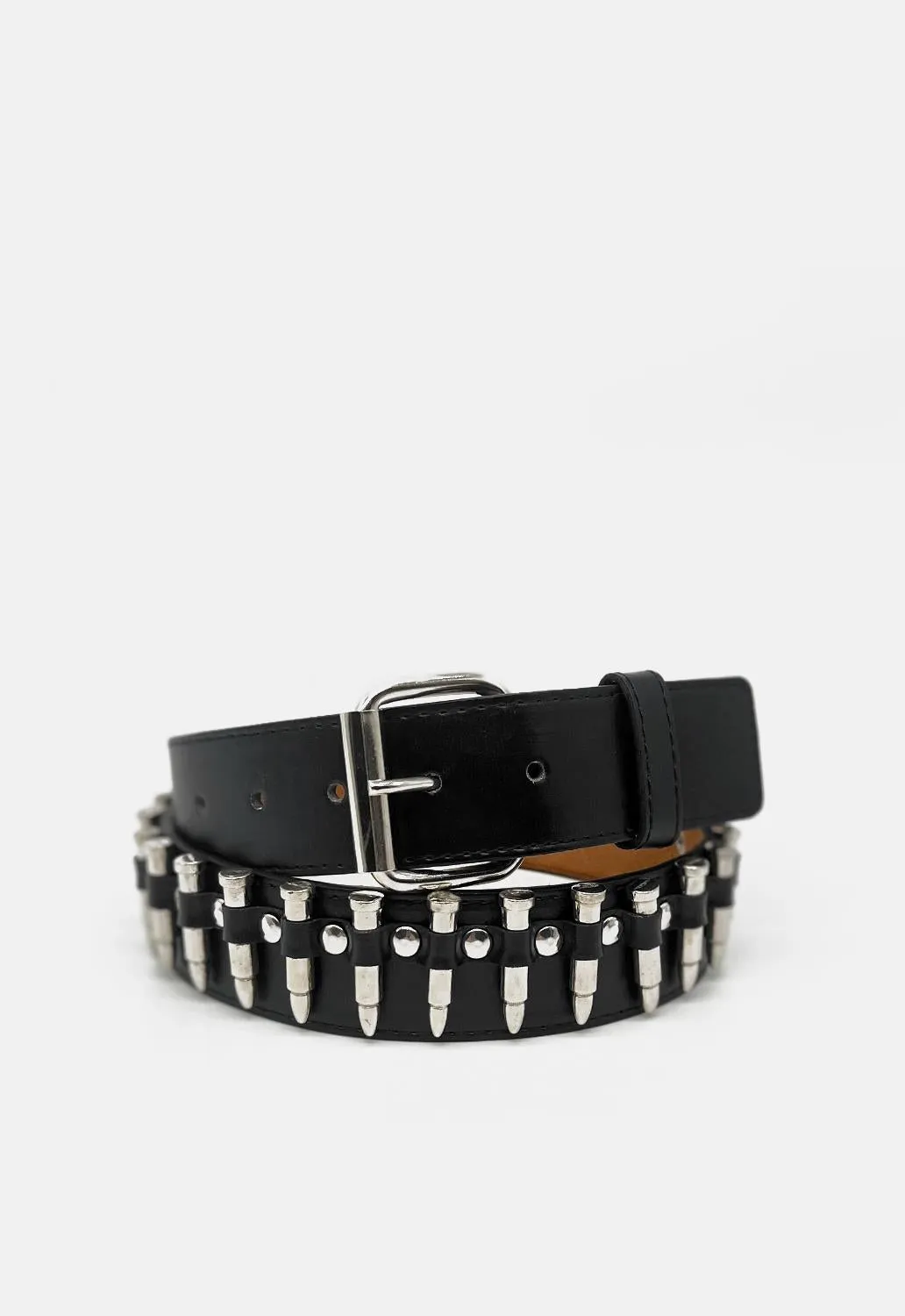 Nickel Bullet Belt sold by Damaged Society