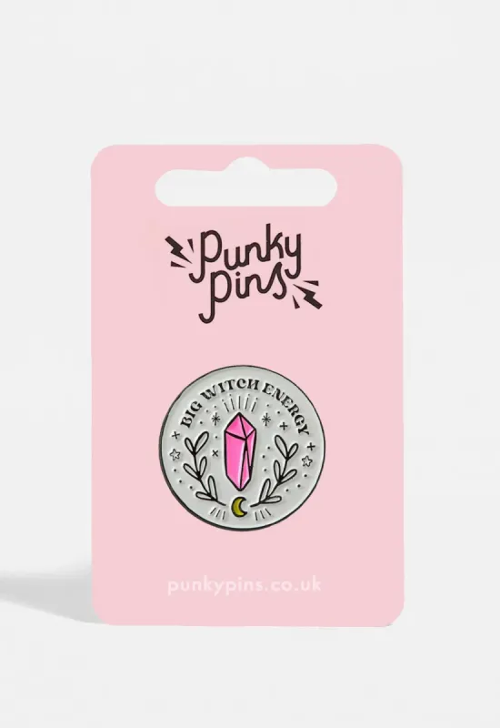 Big Witch Energy Pin Badge sold by Damaged Society