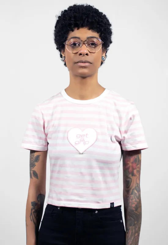 Tough Love Semi Crop T-Shirt sold by Damaged Society