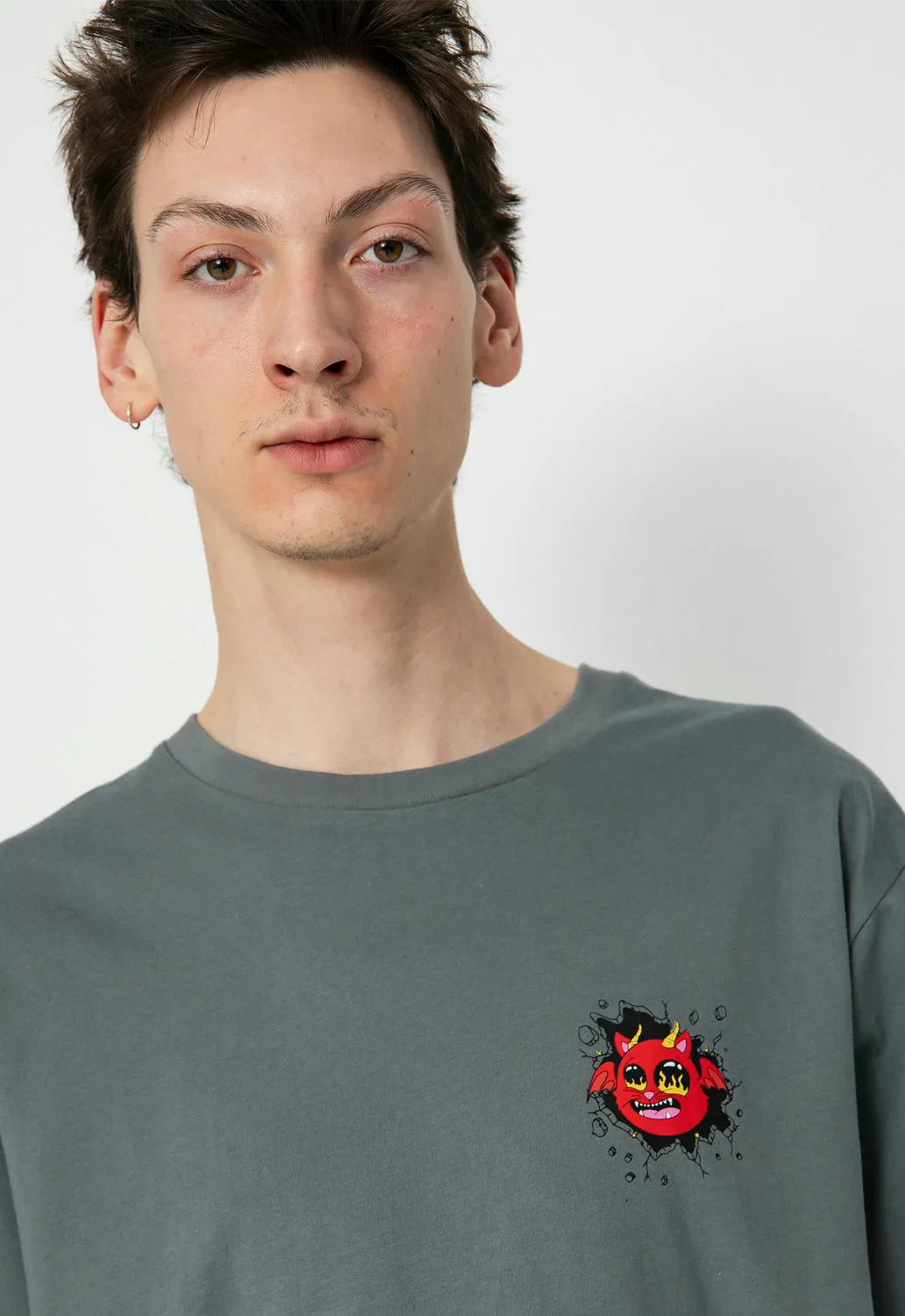 Devil Monster T-Shirt sold by Damaged Society product image thumbnail 3