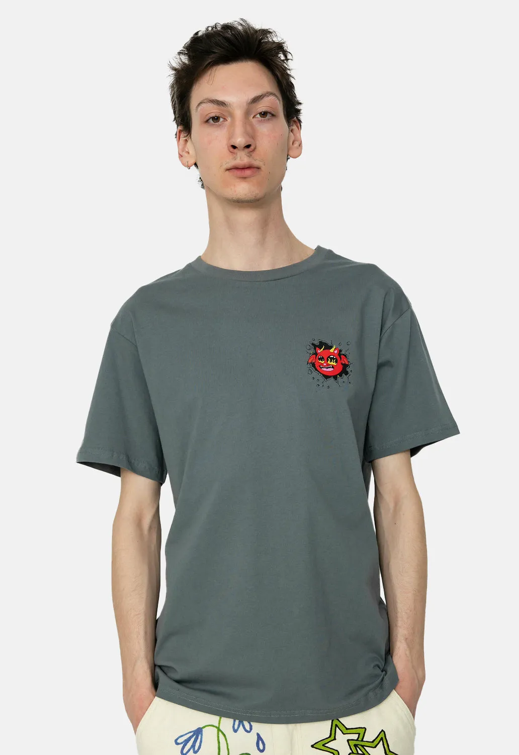 Devil Monster T-Shirt sold by Damaged Society product image thumbnail 2