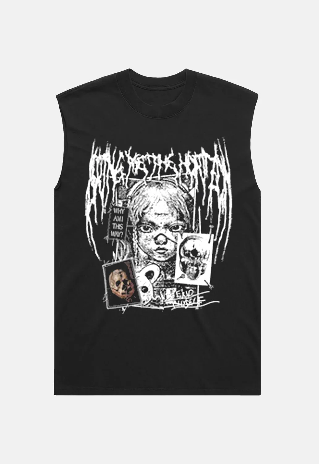 Why Am I This Way? Sleeveless Vest Top sold by Damaged Society