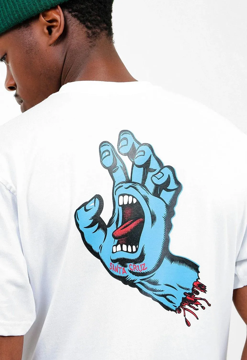 Screaming Hand Chest T-Shirt sold by Damaged Society product image thumbnail 4