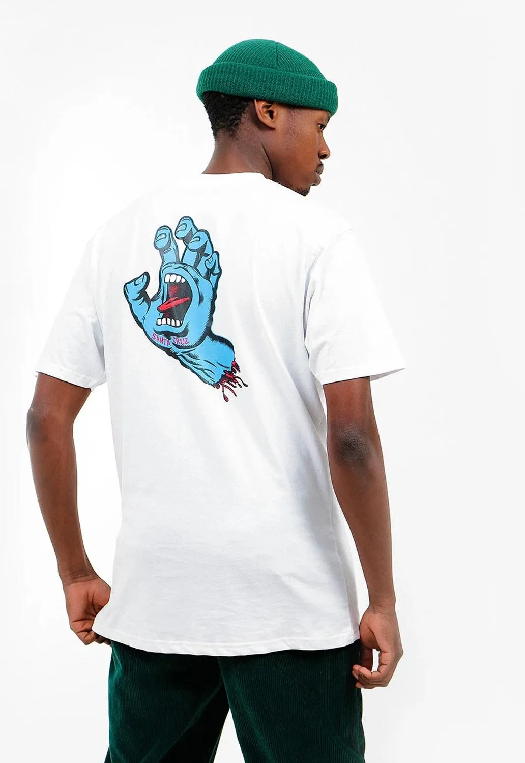 Screaming Hand Chest T-Shirt sold by Damaged Society product image thumbnail 2