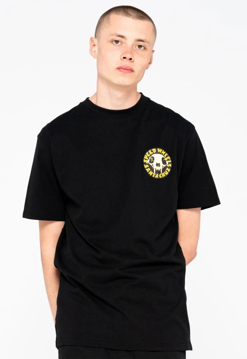 Speed Wheels Skull T-Shirt sold by Damaged Society