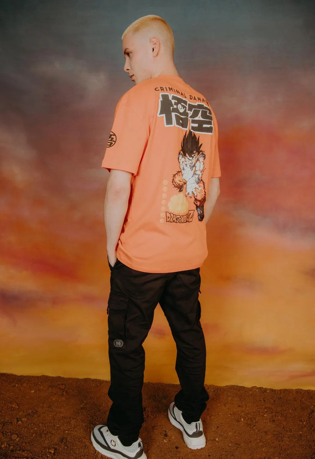 Goku Attack T-Shirt sold by Damaged Society product image thumbnail 3