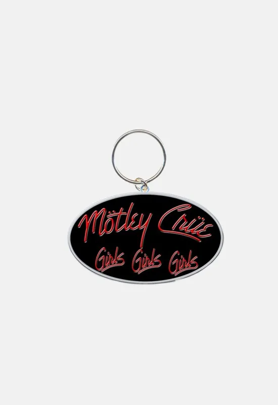 Girls, Girls, Girls Keyring sold by Damaged Society