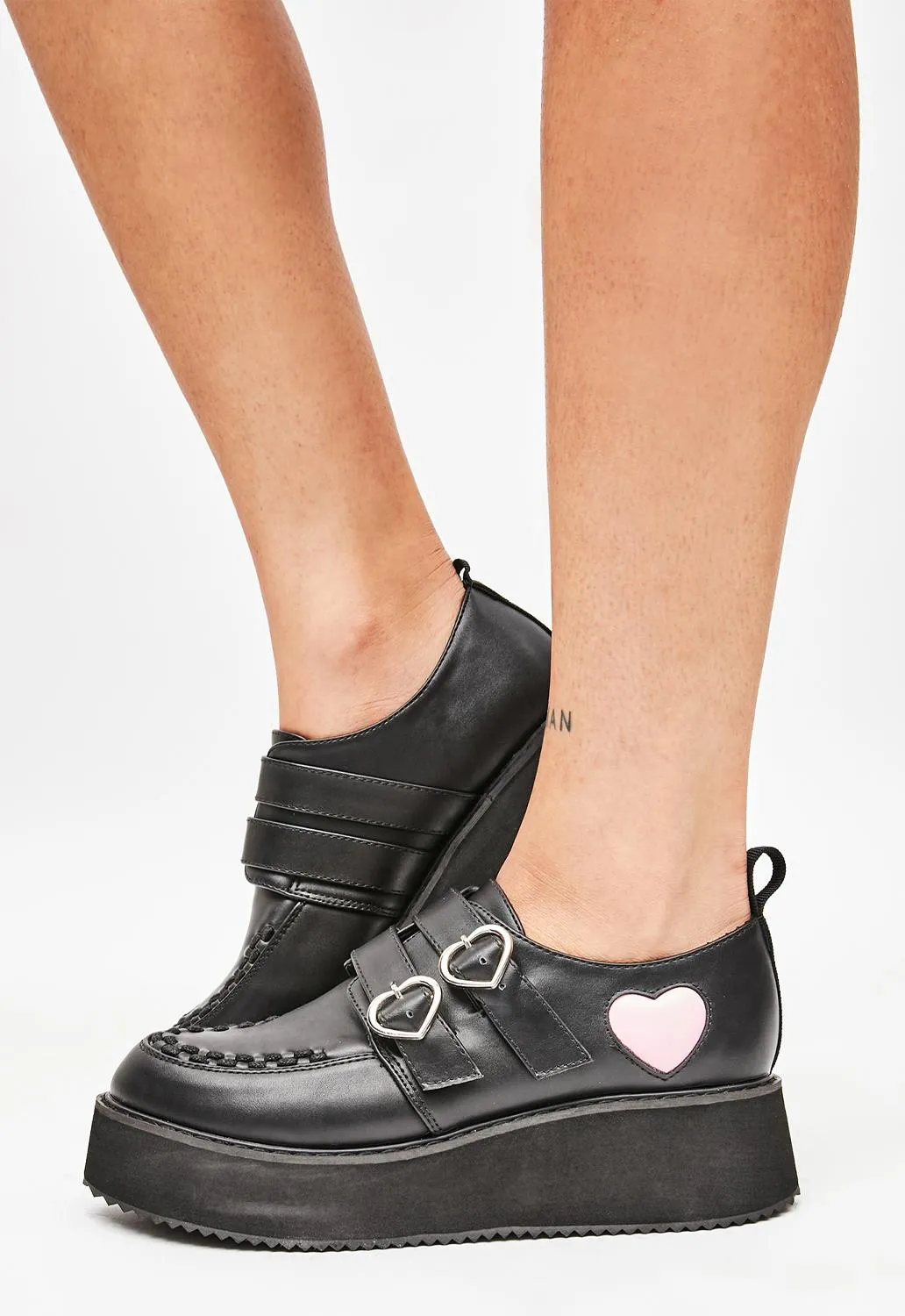 Pothos Heart Platform Creeper Shoes sold by Damaged Society product image thumbnail 3
