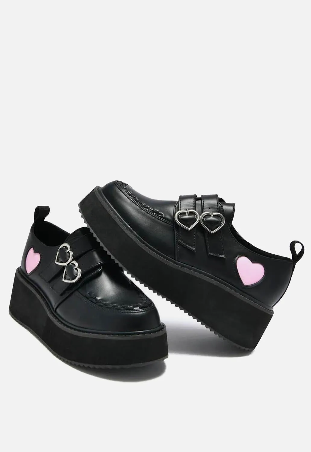 Pothos Heart Platform Creeper Shoes sold by Damaged Society product image thumbnail 2