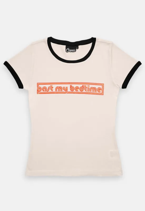 Up All Night Ringer T-Shirt sold by Damaged Society