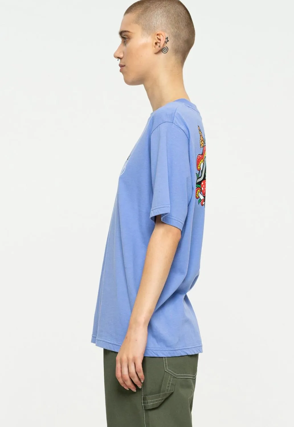 Mushroom Monarch Dot T-Shirt sold by Damaged Society product image thumbnail 3