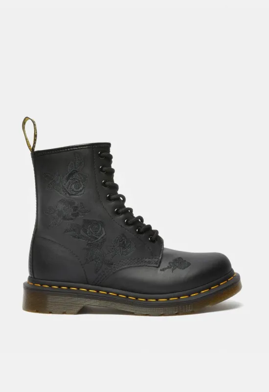 1460 Vonda Mono Leather Boots made by Damaged Society