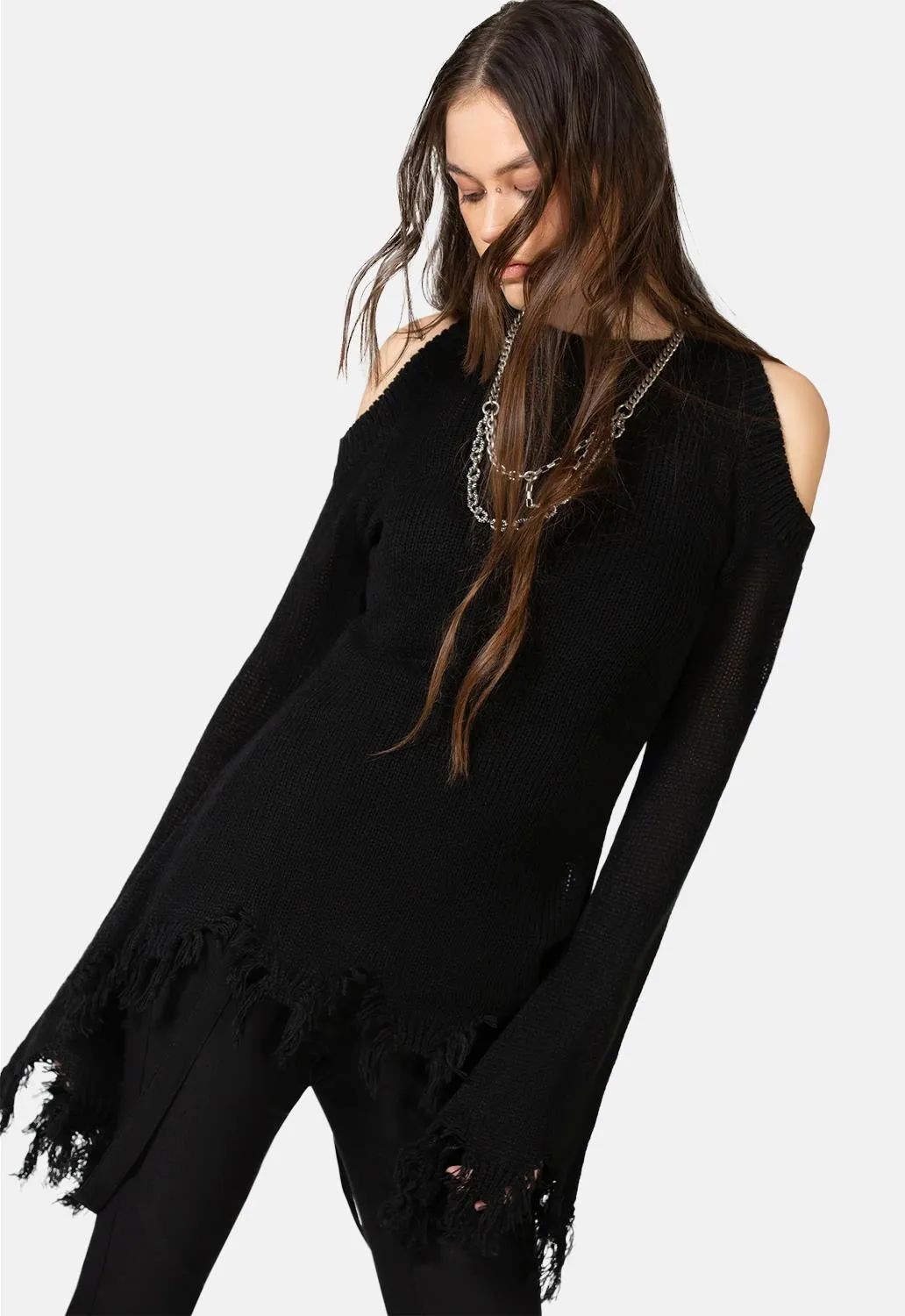 Where The Others Begin Knit Sweater sold by Damaged Society product image thumbnail 2