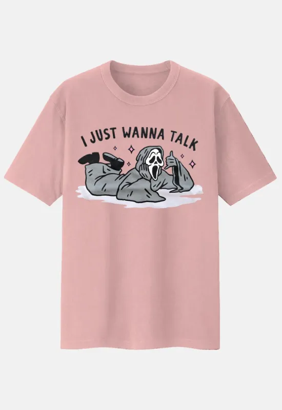 Wanna Talk? T-Shirt sold by Damaged Society