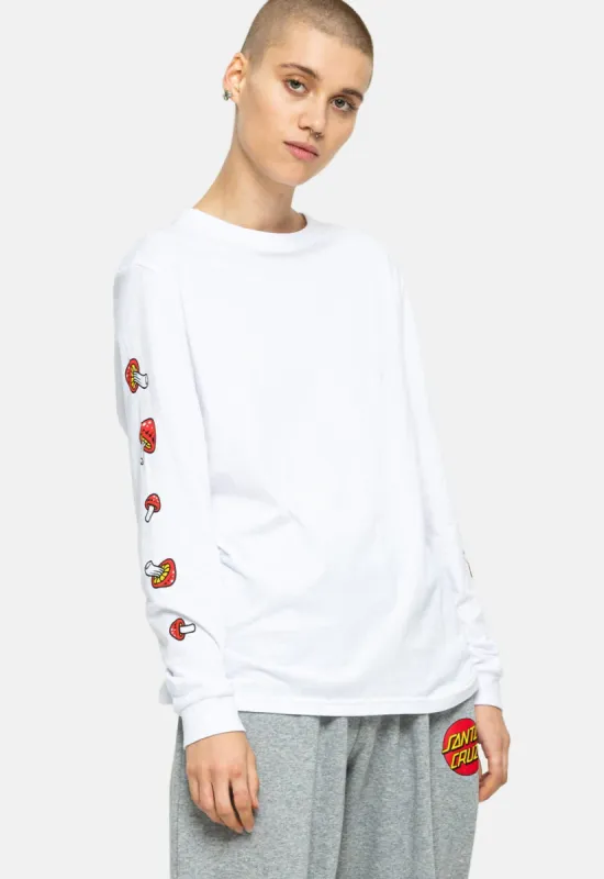 Mushroom Monarch Dot Long Sleeved T-Shirt sold by Damaged Society