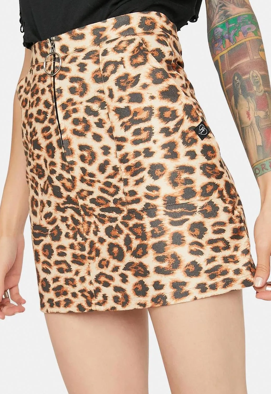 Stitched Up Mini Skirt sold by Damaged Society