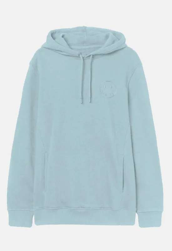Smiley Chest Pullover Hoodie sold by Damaged Society