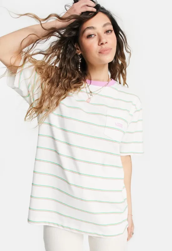 Mini Stripe Pocket T-Shirt sold by Damaged Society