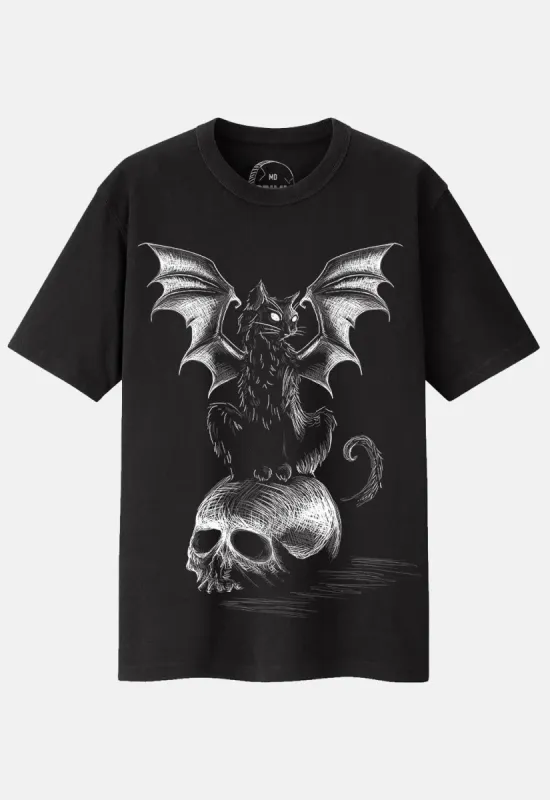 Devil Cat T-Shirt sold by Damaged Society