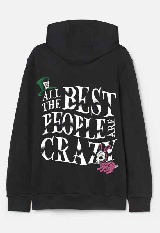 Crazy Zip Hoodie sold by Damaged Society