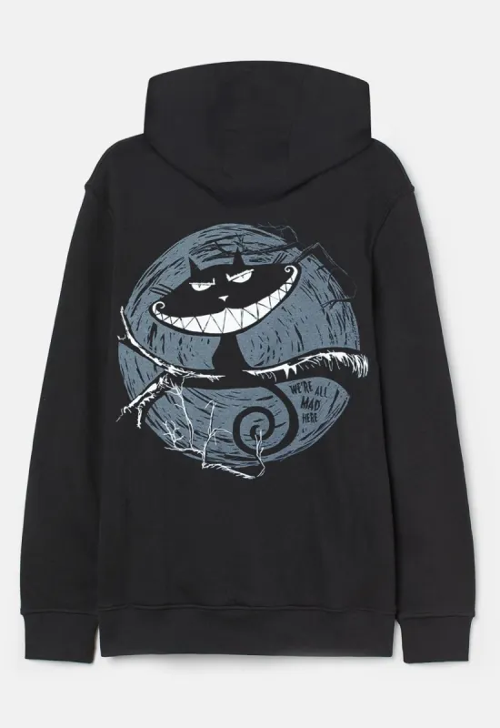 Cheshire Cat Zip Hoodie sold by Damaged Society