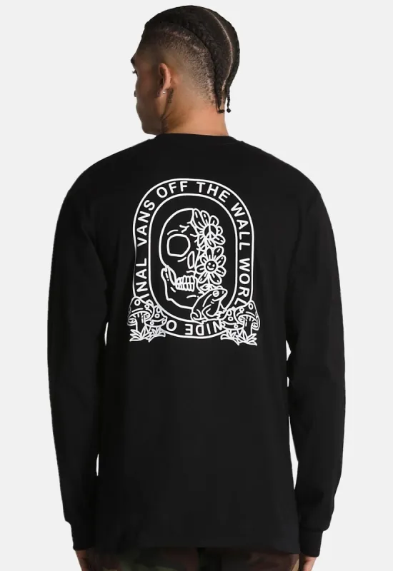 Trippy Skull Long Sleeved Top sold by Damaged Society