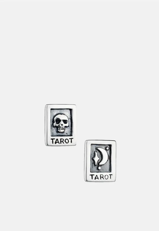 Tarot Card Stud Earrings sold by Damaged Society